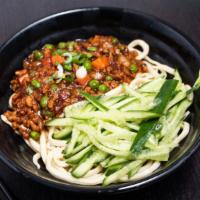 Vegetarian Bei Jing Bean Paste (素北京炸酱面)Noodle · 素北京炸酱面 (No Meat)