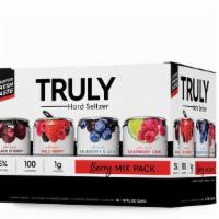 TRULY Hard Seltzer Berry Variety Pack, Spiked & Sparkling Water 12pk 12oz Can ABV 5% · Truly Hard Seltzer is light, crisp and refreshing with a hint of fruit flavor. 5% alc./vol.,...
