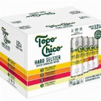 Topo Chico Hard Seltzer Variety Pack 12pk 12oz Can ABV 4.7% · Topo Chico Hard Seltzer is the only spiked sparkling water beverage inspired by the legendar...