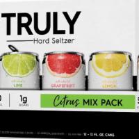 TRULY Hard Seltzer Citrus Variety Pack, Spiked & Sparkling Water 12pk 12oz ABV 5% · Truly Hard Seltzer Citrus Mix Pack brings the bright, refreshing flavors of classic citrus f...