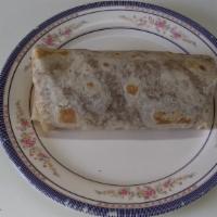 Regular Burrito · Your choice of meat with rice, beans , onions cilantro and salsa.
