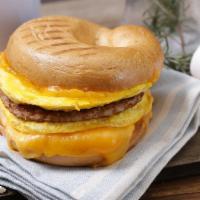 sausage special  · egg, cheddar cheese, & sausage