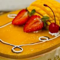 Mango Mousse Cake · Top Menu Items. Mango Mousse Cake is a decadent cake made of a moist sponge cake topped with...