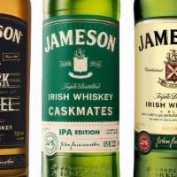 Jameson Irish Whiskey · Timeless whiskey with a floral fragrance and sweet peppery wood notes.