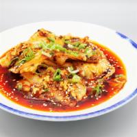 蒜泥白肉 · Sliced pork with special garlic sauce.