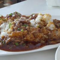Minced Beef With Raw Egg Over Rice · 