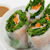 Fresh Roll · Poached shrimp and salad wrapped in rice paper