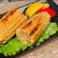 Corn on the Cob · Grilled corn with butter & sweet sake/soy sauce