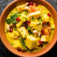 Veggie Korma · Seasonal vegetables cooked with creamy sauce and homemade korma spices, crushed cashews and ...