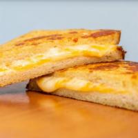 Grilled Cheese · Parmesan crusted sourdough, jack & cheddar mix