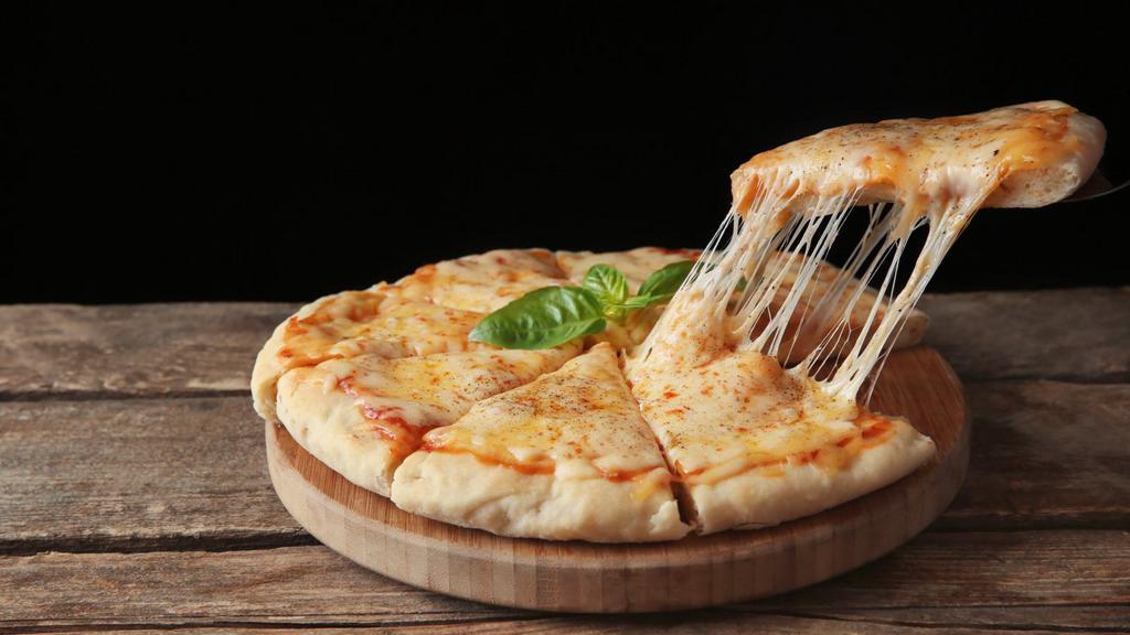 The Cheese Pizza · Creamy cheese pizza.