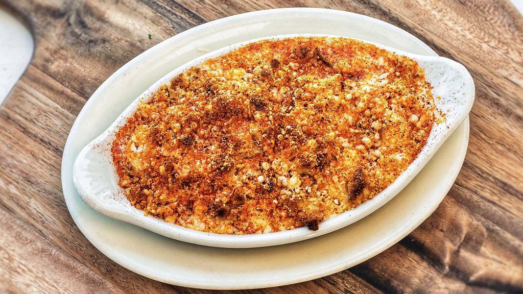 MAC 'N' CHEESE · Add-ons Available : orecchiette in a creamy cheese sauce, baked with crispy toasted breadcrumbs