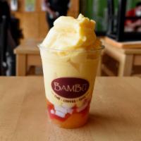 Mango Dazzle Smoothie · Note: This drink does not automatically come with toppings. If you want toppings, you would ...