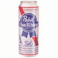 Pabst Blue Ribbon 24 oz can each (Beer) · 