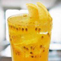 Passion Fruit Lemonade · Passion fruit is cultivated in Brazil, Argentina and Paraguay and available right here in a ...