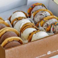 Party In A Box · (4) Chocolate Chip Cookie and French Vanilla Ice Cream
(4) Butter Sugar Cookie and Chocoholi...