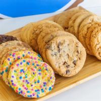 Cookies All Around Me · 28 of your favorite cookies all wrapped up in one box!