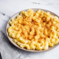 Aged White Cheddar Mac (V) · Super sharp and satisfying. Made with a 5-year-aged sharp white cheddar. Contains gluten and...