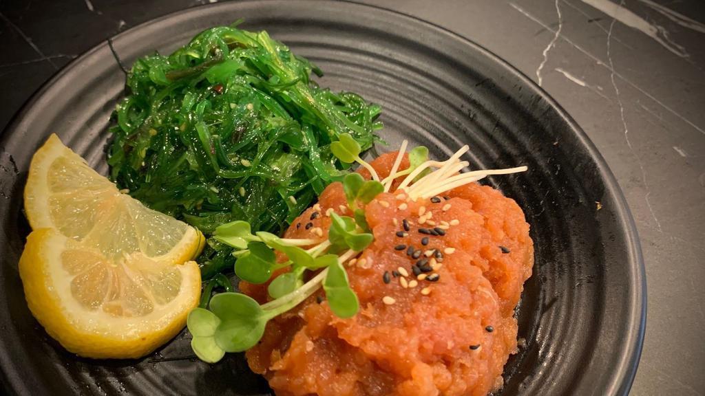 #15. Poki Tuna Salad · Spicy food. Spicy tuna salad with seaweed salad.