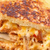 Grilled cheese sandwich · Texas toast with creole sauce, provolone cheese and choice of lobster or crab