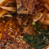Vegan Ramen · Mushroom shoyu broth, local artisan vegan noodles, enoki, king trumpet, beech mushrooms,. ba...