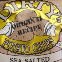Dirty Potato Chips · We offer 2oz bags of Dirty Potato Chips.  These kettle cooked chips are fried in peanut oil ...