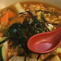 6. Korean Ramen · Hot.  Add Egg or Chicken or Beef for an additional charge.