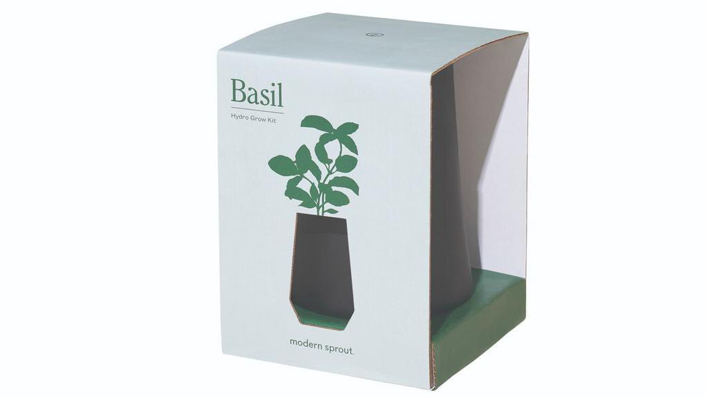 Basil Indoor Garden Kit · The Tapered Tumbler Collection is outfitted with a passive hydroponic system that includes a stainless steel net pot, organic seeds, soilless growing medium, plant food and instructions for success. Just add water.