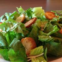 Caesar Salad · Romaine, parmesan, croutons and caesar dressing.
