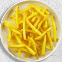 Fries Fries Baby · (Vegetarian) Idaho potato fries cooked until golden brown and garnished with salt.