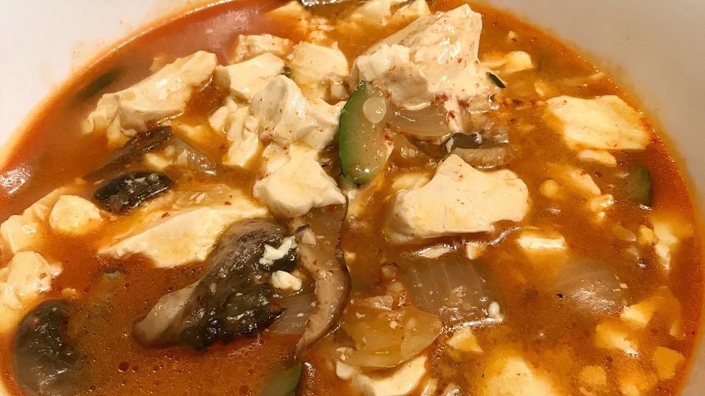 Mushroom Tofu Soup · 