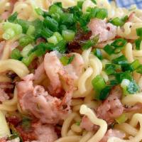Garlic Pork Yakisoba · Yakisoba is a classic Japanese stir-fried noodle dish with Pork and green onion  with beansp...