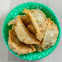 Fried Vegetable Mandu (야채만두) · Vegetarian fried potstickers. 8 pieces.