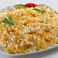 Punjabi Pulao · Basmati rice cooked with vegetables in a special pulao masala.