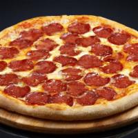 Pepperoni Pizza · Fresh out of the oven and seasoned to perfection, 14