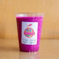 Jahan Smoothie · 16 oz Coconut Water,Dragon Fruit, Banana, Berries and Raw Honey.