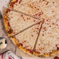 NY Style Hand Stretched Thin Vegan Cheese Pizza (12