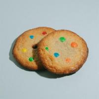 M+M Cookie · Freshly baked cookies + the most famous candy in the world.  'Nuff said