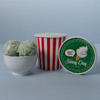 Mint Chocolate Chip Ice Cream (Pint) · Creamy and speckled with chocolate chips balanced with a vibrant mint flavor.