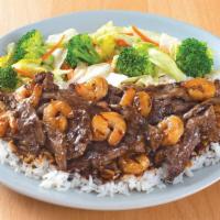 Beef Teriyaki · Comes with mixed vegetables and steamed white rice. Noodles, fried rice are available for an...