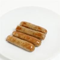 Sausage · Add some protein with four savory sausage links.