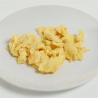 Scrambled Eggs · Munch on a serving of whipped eggs delicately scrambled