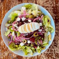 The BIG Chop  - Spring Edition  · Butter lettuce, radicchio, asparagus, roasted beets, castelvetrano olives, pickled red onion...