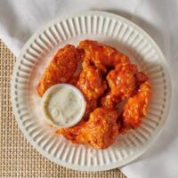 6 Chicken Buffalo Wings · Party wings with ranch.
