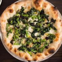 Broccoli Raab · broccoli raab, caciocavallo, mozzarella, olives, hot peppers