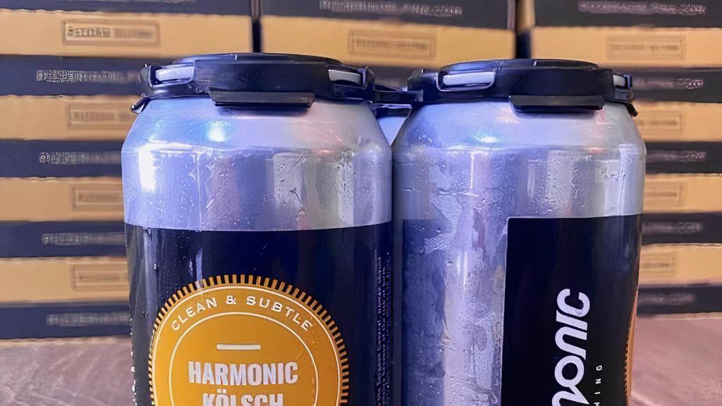 Harmonic Brewing Kolsch · 16oz can available by the can or 4 pack