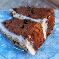 Carrot Cake · A house favorite! Contains pecans and topped with decadent cream cheese frosting and toasted...