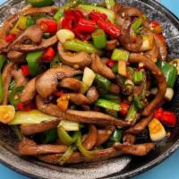 蜀湘小炒腰片🌶️🌶️🌶️ Stir fry spicy pork kidney · 