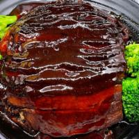 219. Braised Pork with Dried Vegetables      农家干菜扣肉 · 