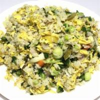 286. Vegetable & Egg Fried Rice   鸡蛋素炒饭 · 